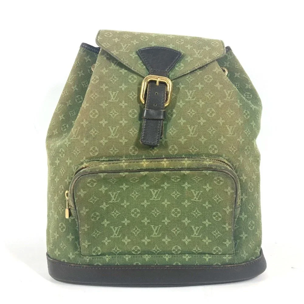 LOUIS VUITTON Brown Monogram Canvas Backpack